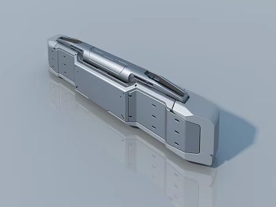 Modern Stainless Steel Swing Door With Sleek Structural Design And Smooth Finish 3d model