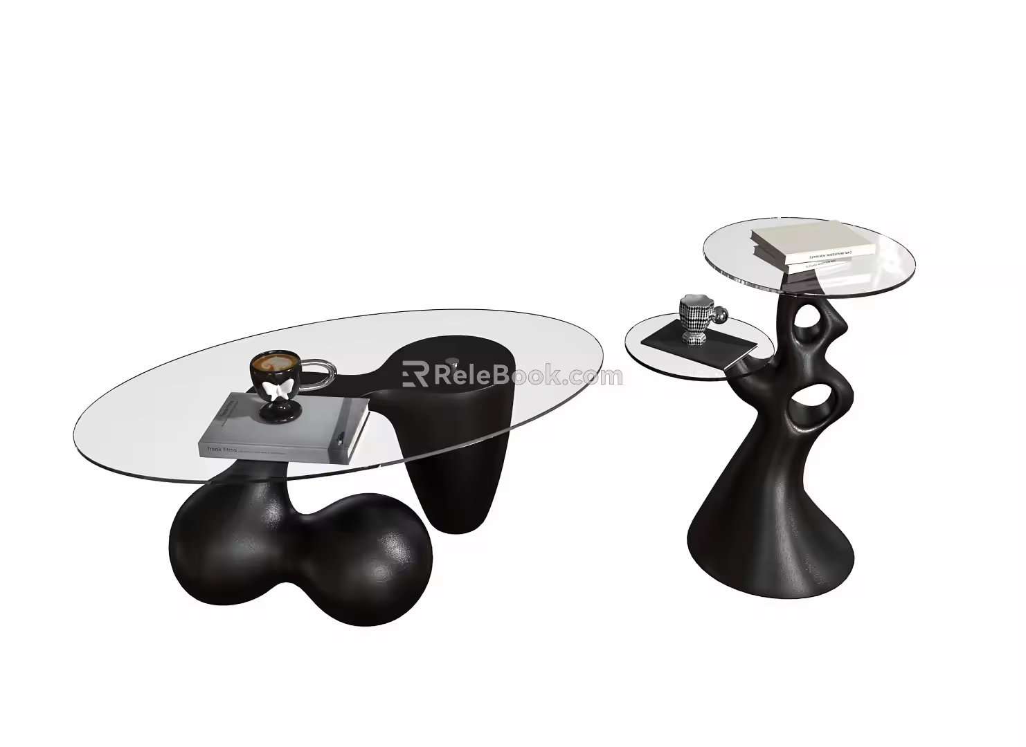 Alien coffee table side table 3d model