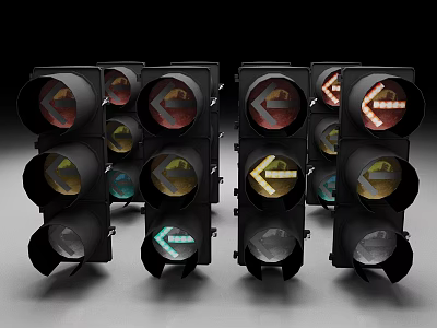 Traffic lights Traffic lights Road facilities Traffic lights 3d model