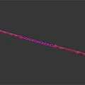 Traditional Nunchaku With Wooden Handles And Metal Chain On Dark Background