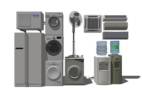 Modern Appliances Household Appliances 3d model