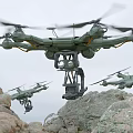 Modern Drones 3d model