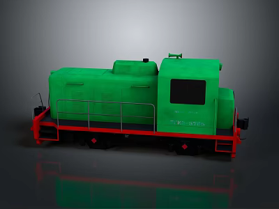 vintage train steam train carriage locomotive head steam carriage train vehicle 3d model