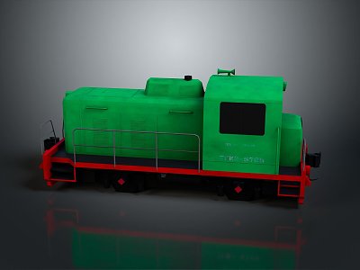 vintage train steam train carriage locomotive head steam carriage train vehicle 3d model