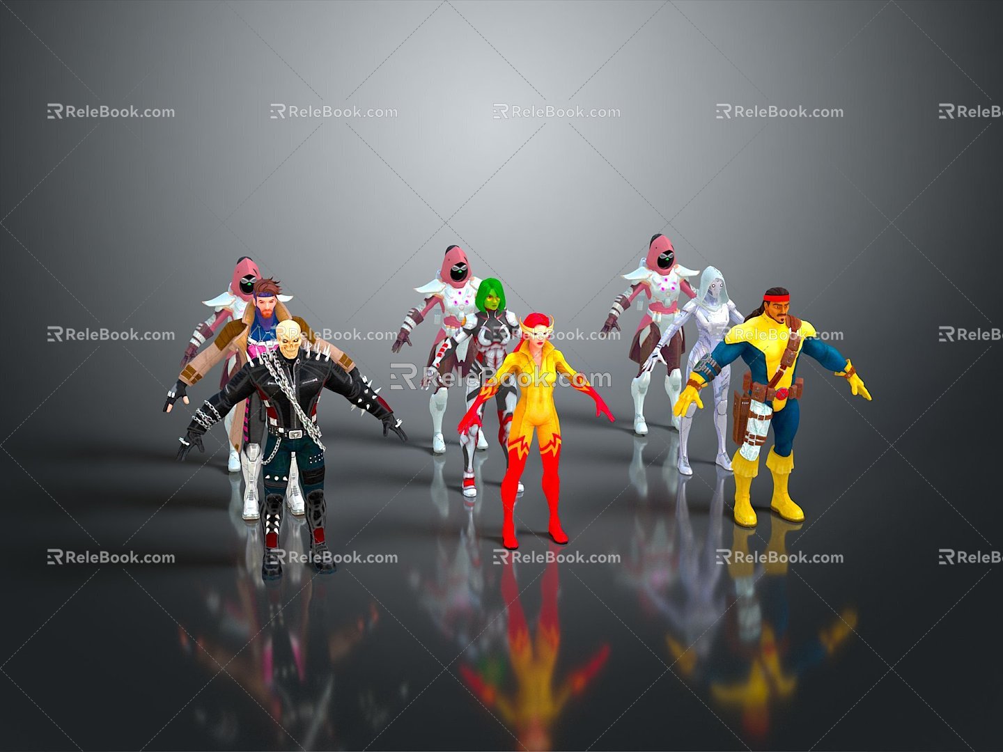 Marvel Hero Movie Character Marvel Character Anime Hero Hero Role Hero Game Hero 3d model