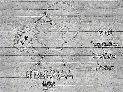 Modern Neon Lights 3d model Modern Neon Lights 3d model