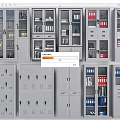 Various Designs of Modern Grey Storage Cabinets With Glass Doors Drawers and Shelves