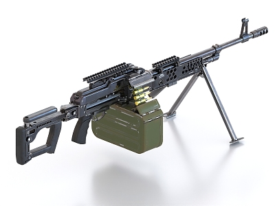 PKP Machine Gun Machine Gun Light Machine Gun Heavy Machine Gun 3d model