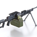 PKP Machine Gun Machine Gun Light Machine Gun Heavy Machine Gun 3d model