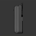 Portable Electronic Device With Loop Handle And Lighted Blue Panel Design