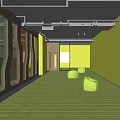 Modern Gym Interior With Various Fitness Equipment And Workout Machines
