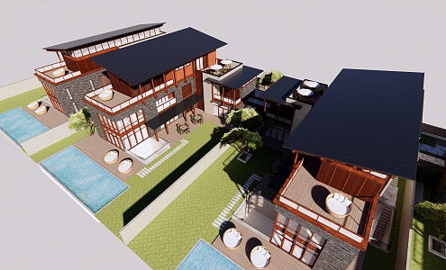 Style Villa 3d model