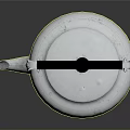 Silver Aluminum Kettle With Black Handle And Lid Knob For Home Daily Use