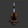 Mythical Hybrid Character With Horned Head Muscular Torso Animal Lower Body And Tail