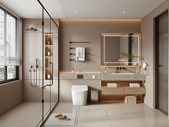 Modern toilet 3d model