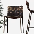 Modern Bar Stools with Various Designs Metal Legs and Comfortable Seats