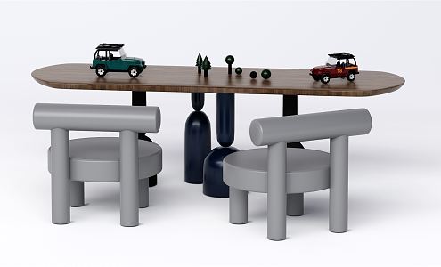 Modern Children's Tables and Chairs 3d model