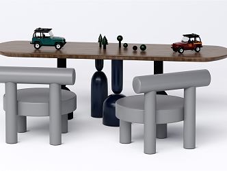 Modern Children's Tables and Chairs 3d model