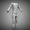 Ski Suit Clothes Coat Clothing Sportswear Sportswear Long Clothes 3d model