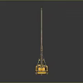 Yellow Heavy Duty Crawler Utility Vehicle With Tall Drilling Rig For Construction Work