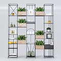 Kitchen Storage Rack 3d model