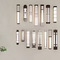 Modern Wall Lights With Various Designs And Geometric Patterns For Indoor Home Decor 3d model