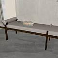 New Chinese Style Sofa Stool 3d model