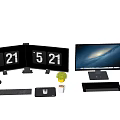 Computer Notebook Office Supplies 3d model