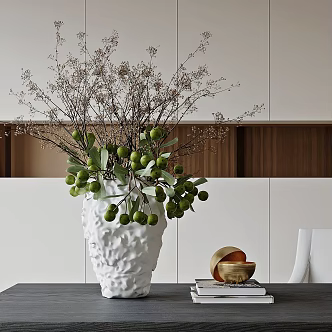 Modern floral art 3d model