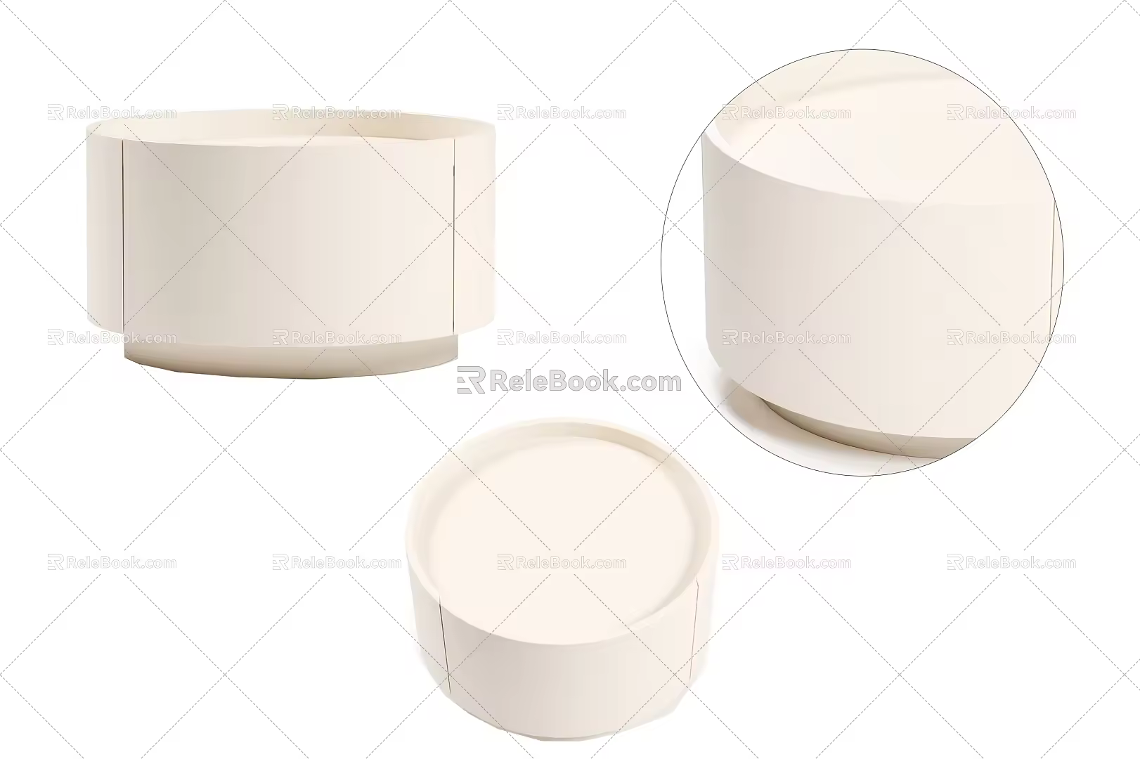 Modern Simple Bedside Table Bedside Cabinet Simple Bedside Table 3d model