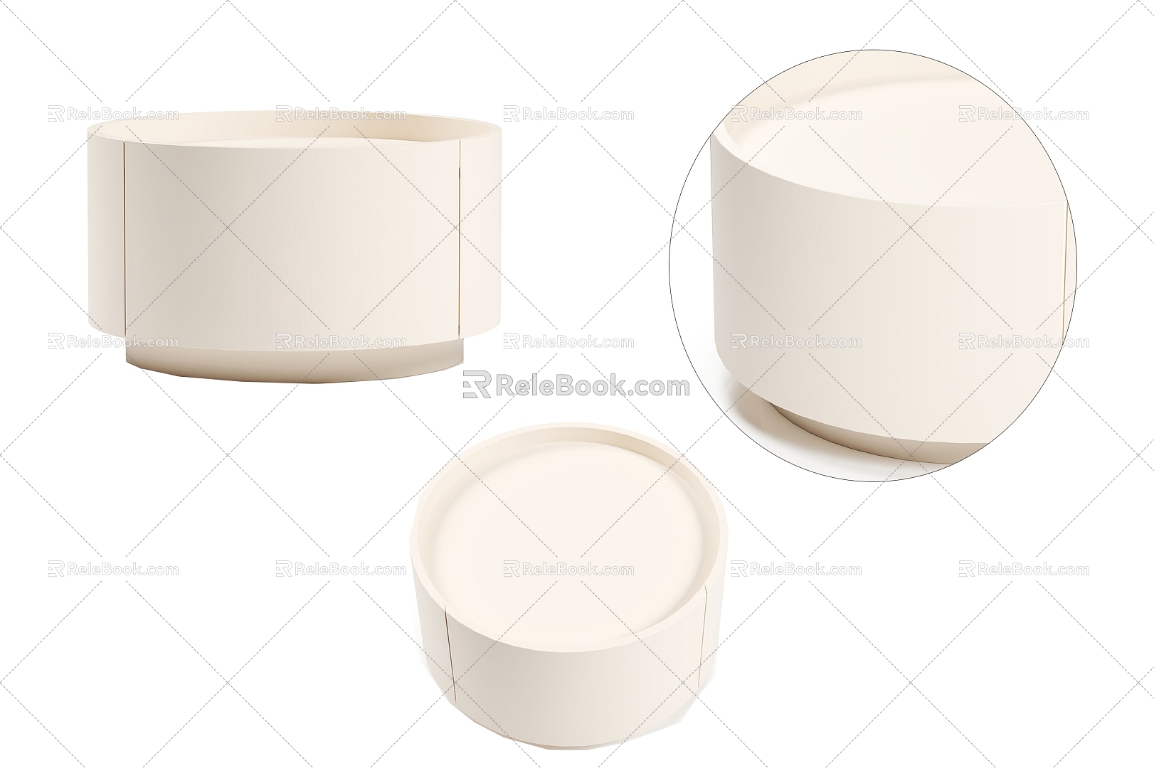 Modern Simple Bedside Table Bedside Cabinet Simple Bedside Table 3d model