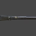 Modern Semi Automatic Pistol With Metallic Finish And Black Grip Design