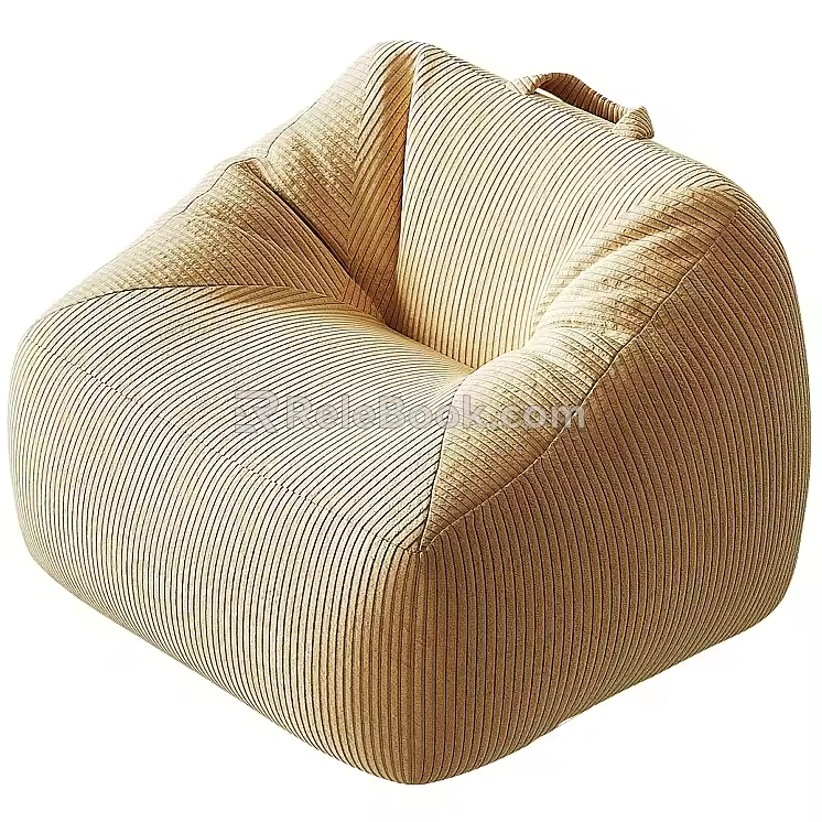 Lazy Sofa Single Sofa 3d model