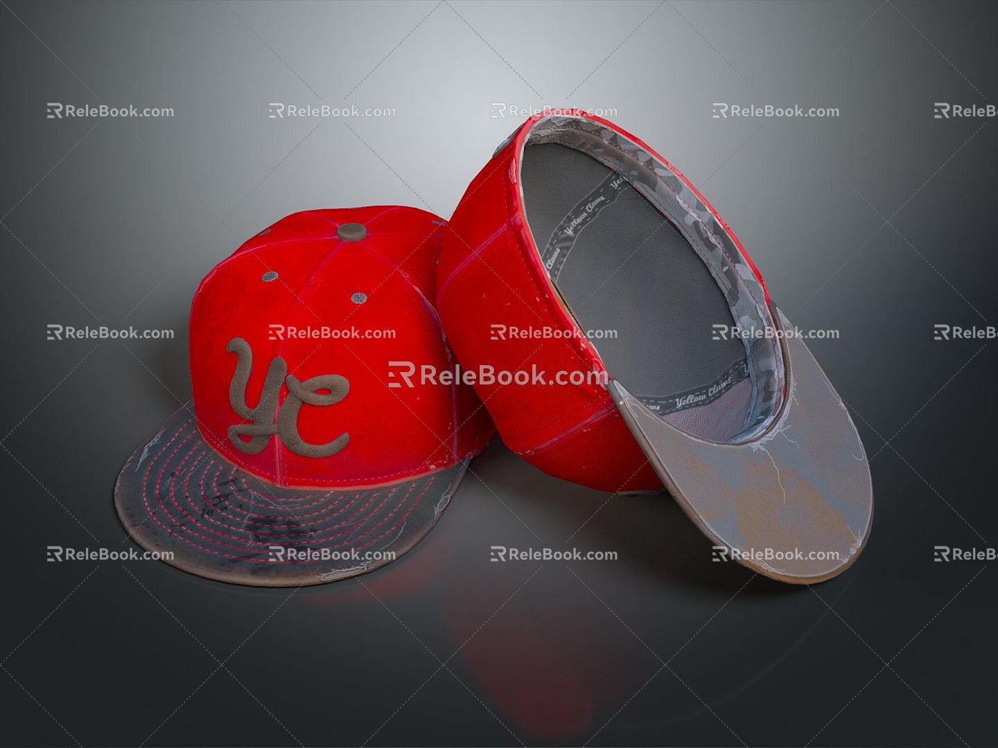 Hat cap baseball cap realistic 3d model