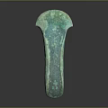 Ancient Bronze Carving Sculpture With Green Patina And Unique Artistic Design