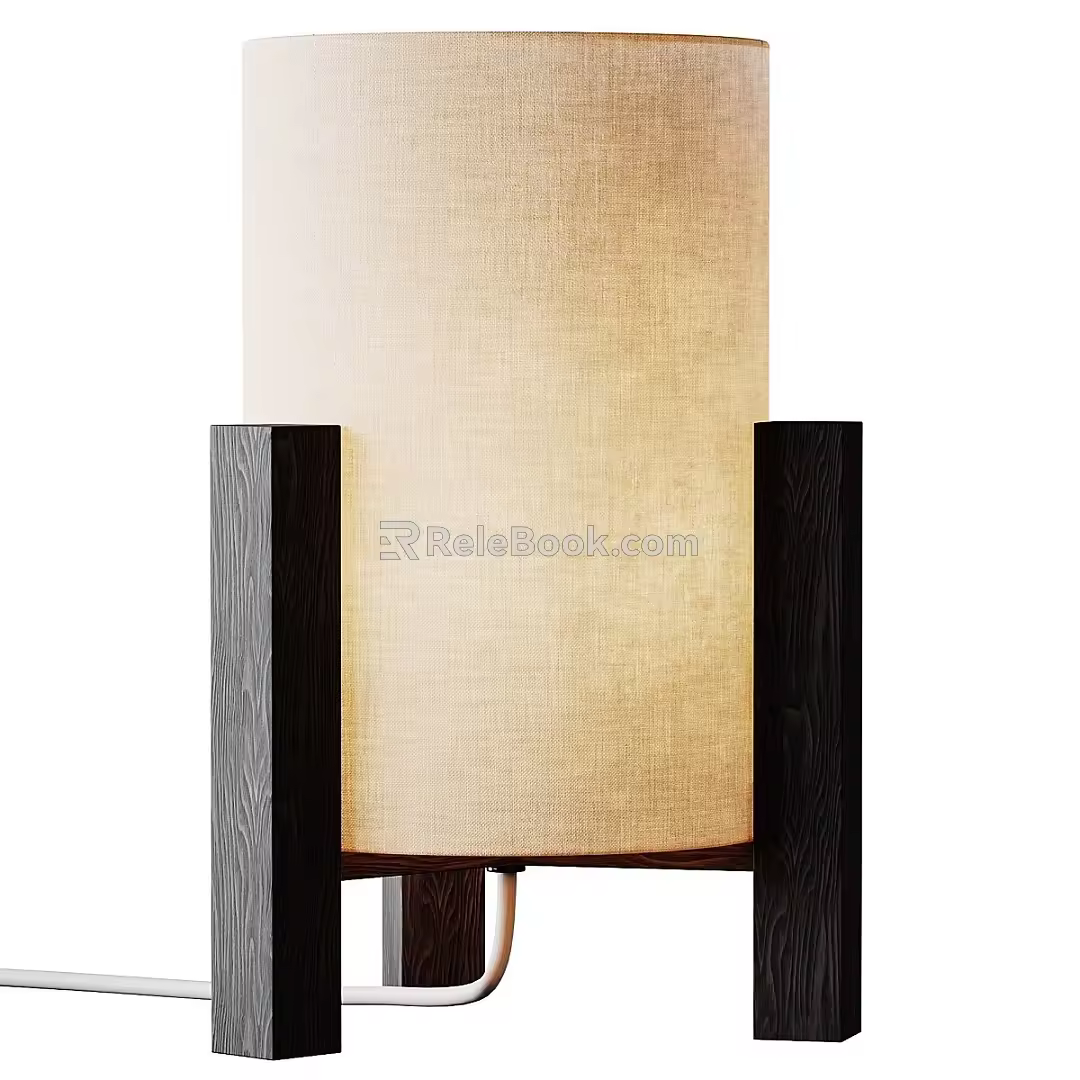 Matilda new Chinese style table lamp 3d model