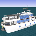 Modern Yacht 3d model