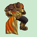 Game virtual human character 3d model