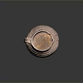 Traditional Handmade Clay Pot With Textured Surface And Handle For Daily Use