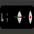 IOGEAR Black VGA Switch Electronic Appliance with Red Indicator Button