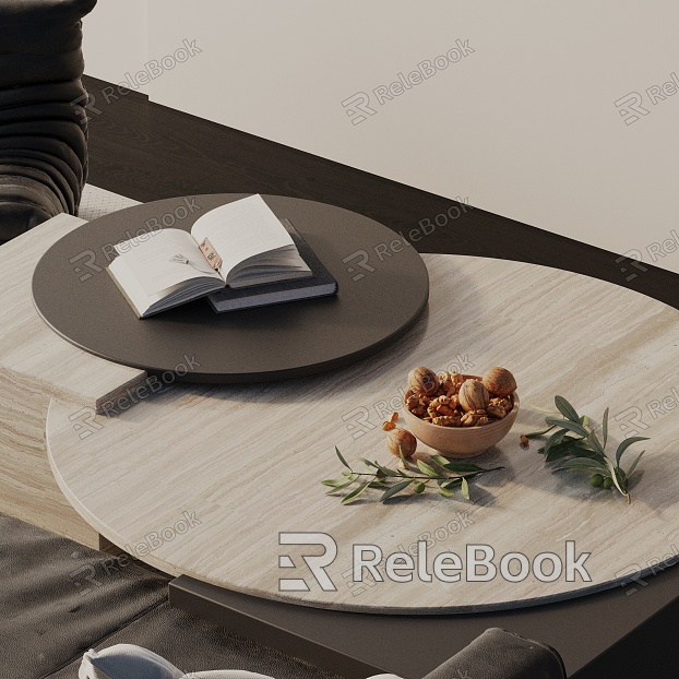 Modern coffee table model