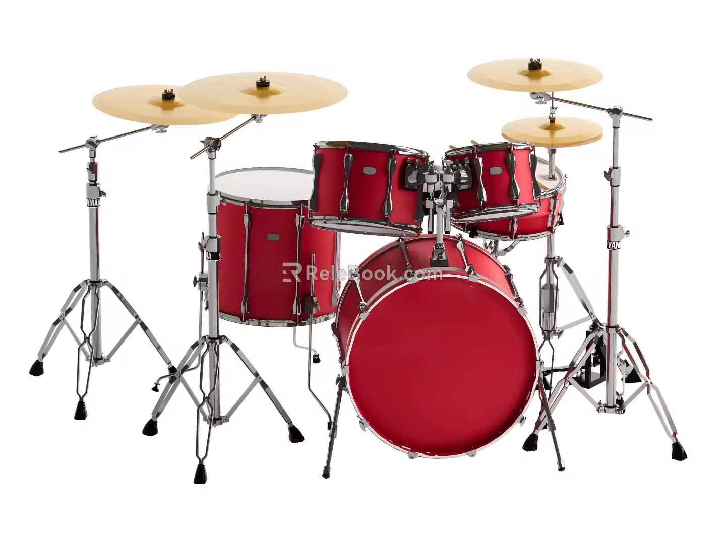 Drum set 3d model