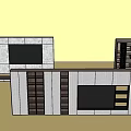 Modern Decorative Storage Cabinets With Various Designs Shelves And Drawers