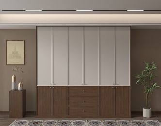 vintage wardrobe 3d model