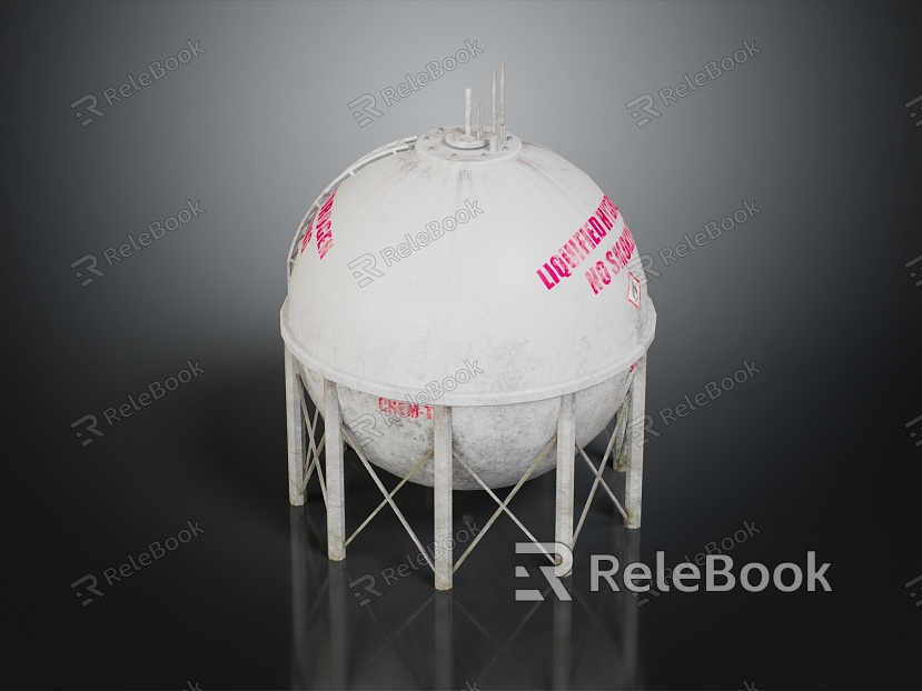 Industrial LOFT Oil Tank Liquid Hydrogen Spherical Storage Tank Crude Oil Storage Tank Lube Oil Tank model