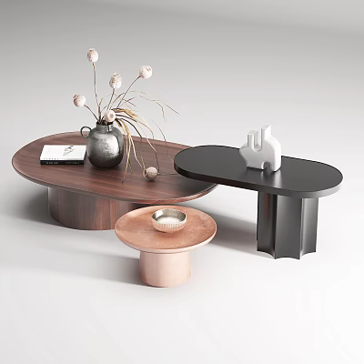 Modern coffee table coffee table combination 3d model Modern coffee table coffee table combination 3d model