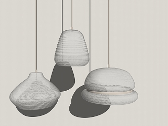 Quiet chandelier 3d model