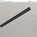 Air Conditioner Air Vents Black Long Strip Design Components And Installation