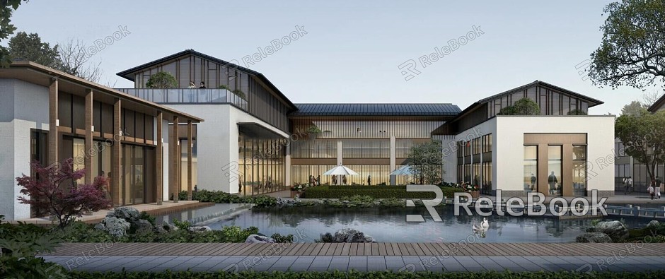 New Chinese Homestay in the South of Jiangxi Financial Town model