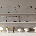Modern Minimalist Table Lamp Metal Table Lamp Reading Lamp Creative Mushroom Table Lamp 3d model